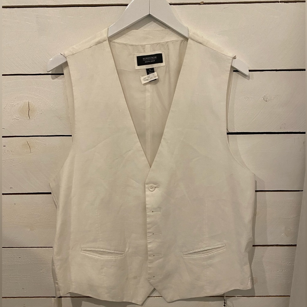 White Waistcoat Vest